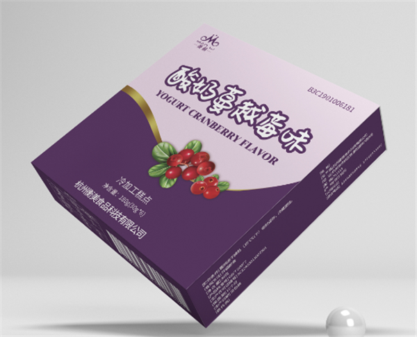 酸奶蔓越莓冰淇淋